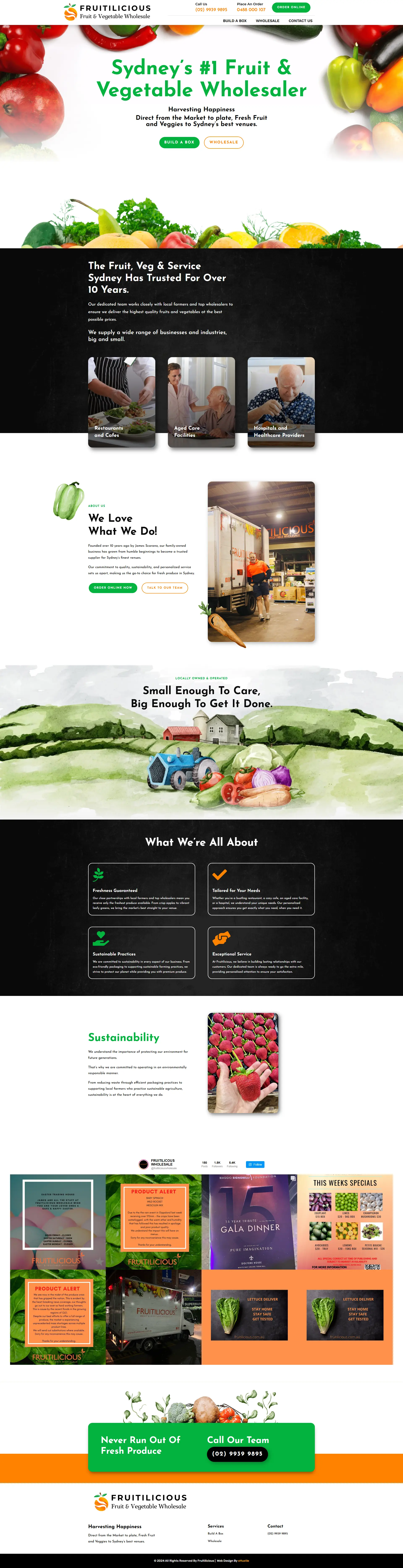 Fruitilicious Website